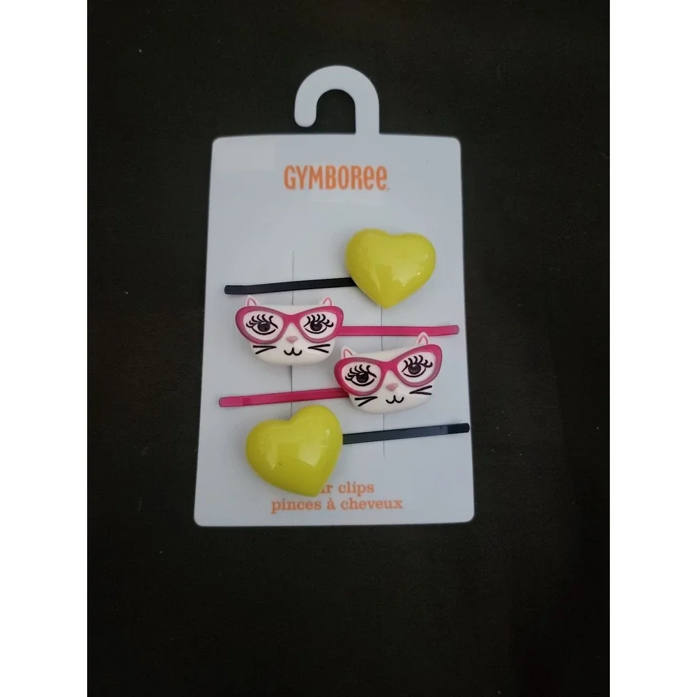 Gymboree bright ideas cat clips nwt
